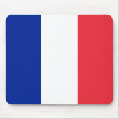 Französische Flagge (Frankreich) Mousepad (Vorne)