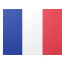 Französische Flagge (Frankreich) Notizblock