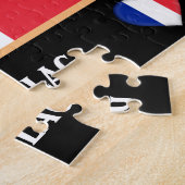 Französische Flagge / Frankreich Puzzle (Seite)