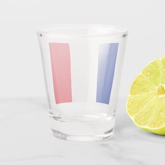Französische Flagge (Frankreich) Schnapsglas