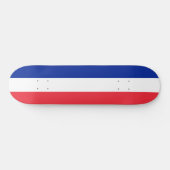 Französische Flagge (Frankreich) Skateboard (Horizontal)