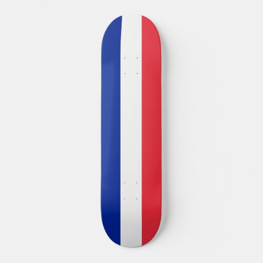 Französische Flagge (Frankreich) Skateboard (Vorderseite)