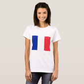 Französische Flagge (Frankreich) T-Shirt (Vorne ganz)