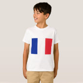 Französische Flagge (Frankreich) T-Shirt (Vorne ganz)