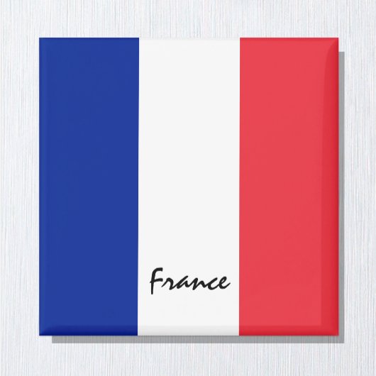 Französische Flagge & Frankreich - Urlaub/Sportfan Magnet