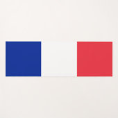 Französische Flagge (Frankreich) Yogamatte (Vorderseite (Horizontal))