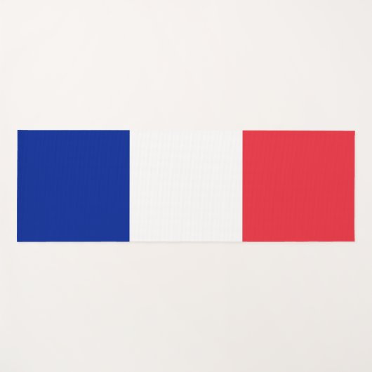 Französische Flagge (Frankreich) Yogamatte (Vorderseite (Horizontal))