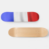 Französische Flagge für Skateboard (Horizontal)