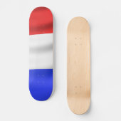 Französische Flagge für Skateboard (Vorderseite)