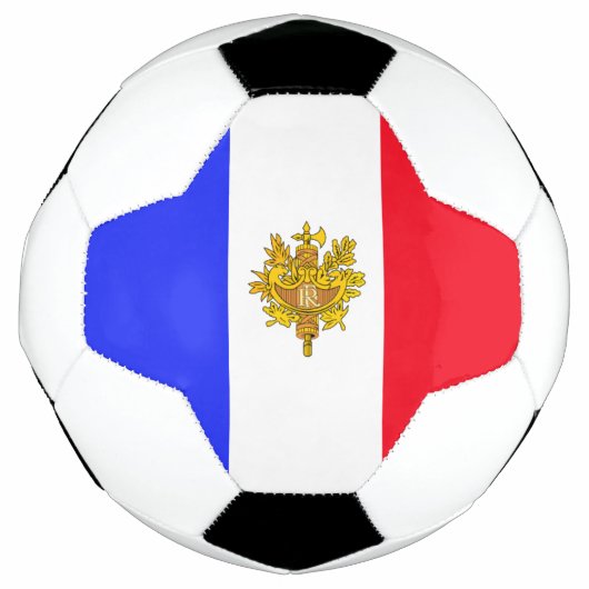 Französische Flagge Fußball (Vorderseite)