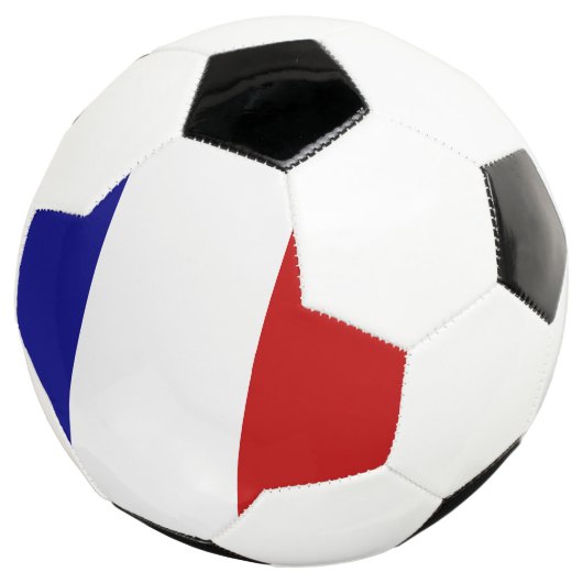 Französische Flagge Fußball (Dreiviertel)