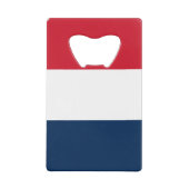 Französische Flagge Geldbeutel Flaschenöffner (Vorderseite)