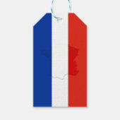 Französische Flagge Geschenkanhänger (Vorderseite)