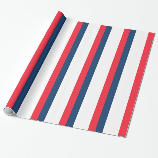 Französische Flagge Geschenkpapier (Ungerollt)