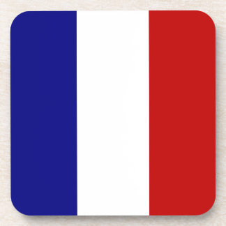 Französische Flagge Getränkeuntersetzer