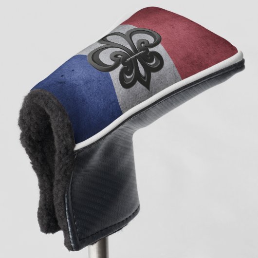 Französische Flagge Golf Headcover (3/4 Vorderseite)