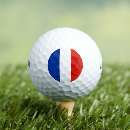 Französische Flagge Golfball (Insitu T-Shirt)