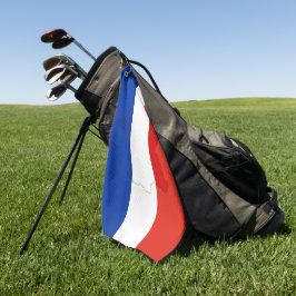 Französische Flagge Golfhandtuch