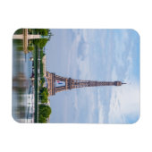 Französische Flagge im Eiffelturm Magnet (Horizontal)