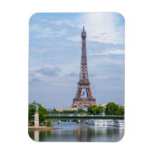 Französische Flagge im Eiffelturm Magnet (Vertikal)