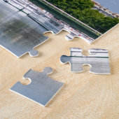 Französische Flagge im Eiffelturm Puzzle (Seite)