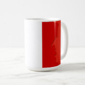 Französische Flagge Kaffeetasse (VorderseiteRechts)