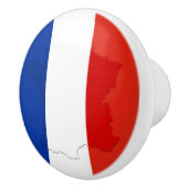Französische Flagge Keramikknauf (Rechts)