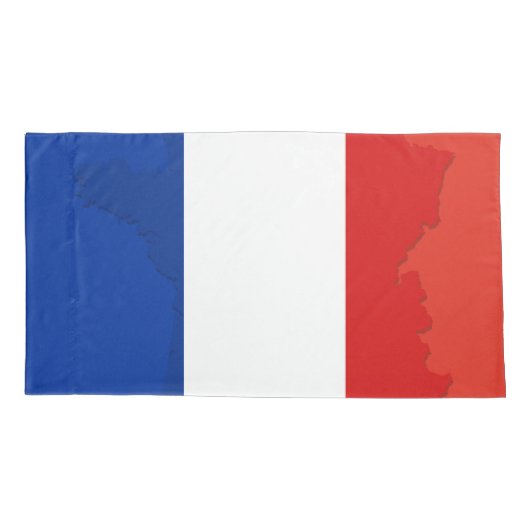 Französische Flagge Kissenbezug (Rückseite)