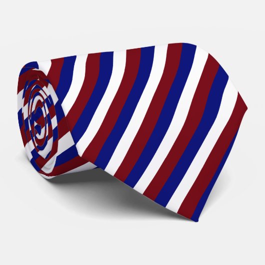 Französische Flagge Krawatte (Gerollt)