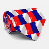 Französische Flagge Krawatte (Gerollt)
