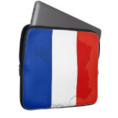 Französische Flagge Laptopschutzhülle (Vorne Rechts)