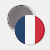Französische Flagge Magnet (Vorderseite/Rückseite)
