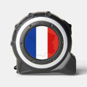 Französische Flagge Maßband (Vorderseite)