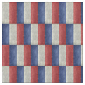 Französische Flagge mit einer Wendung Stoff (Nahaufnahme)