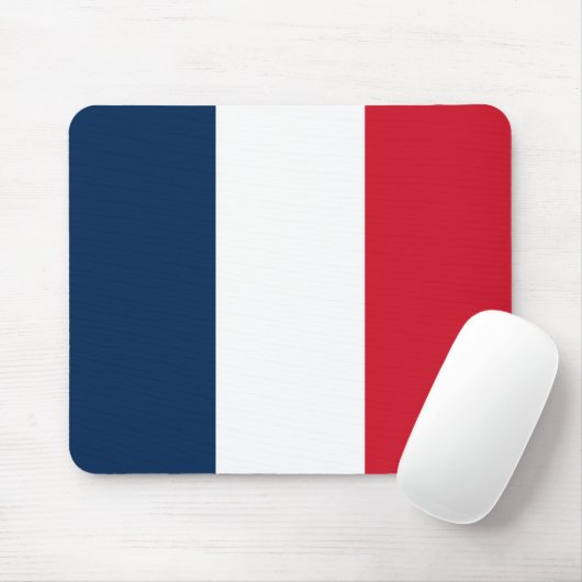 Französische Flagge Mousepad (Mit Mouse)