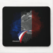 Französische Flagge Mousepad (Vorne)