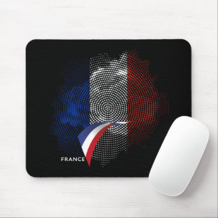 Französische Flagge Mousepad