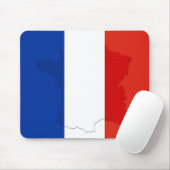 Französische Flagge Mousepad (Mit Mouse)