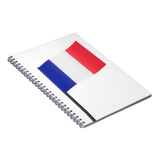 Französische Flagge Notizblock (Rechte Seite)