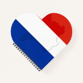 Französische Flagge Notizblock (Vorderseite)