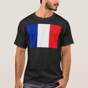 Französische Flagge oder die Flagge Frankreichs T-Shirt