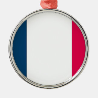 Französische Flagge Ornament Aus Metall