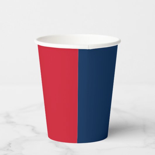 Französische Flagge Pappbecher (Rechts)