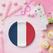 Französische Flagge Pappteller (Party)