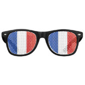 Französische Flagge Partybrille (Vorderseite)