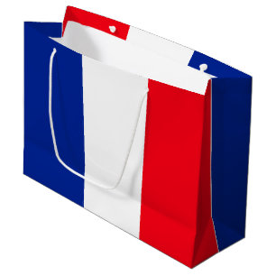 Französische Flagge Patriotische Farben Internati Große Geschenktüte