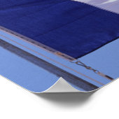 Französische Flagge Poster (Ecke)