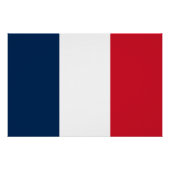 Französische Flagge Poster (Vorderseite)