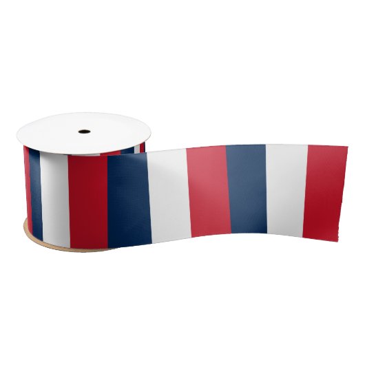 Französische Flagge Satinband (Spule)