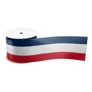 Französische Flagge Satinband